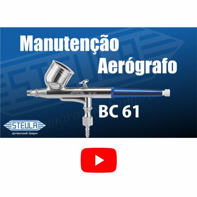Com o objetivo de atender cada vez melhor os nossos consumidores, a Steula Equipamentos  trouxe este vídeo sobre manutenção de seu aerógrafo BC 61.